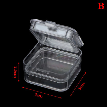 Caja Transparente para Retenedores, Dentaduras y Joyas