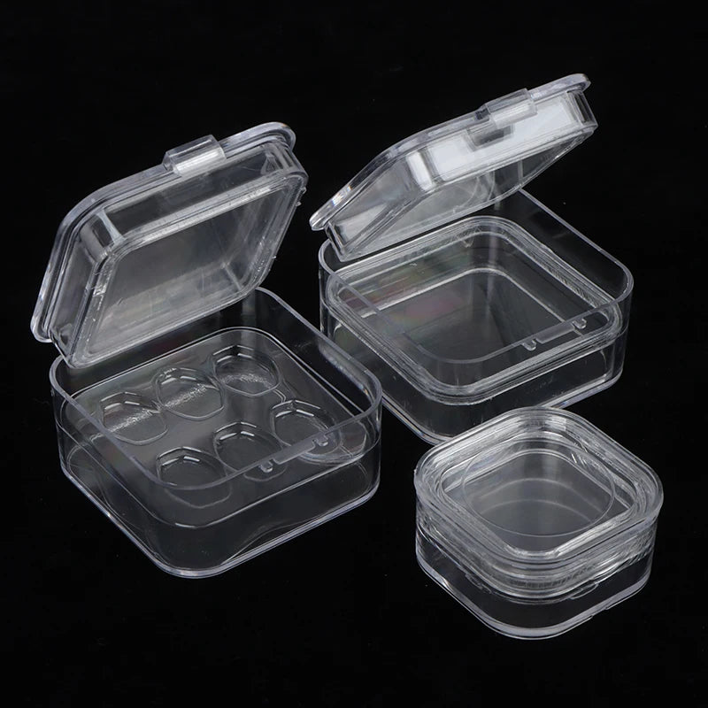 Caja Transparente para Retenedores, Dentaduras y Joyas